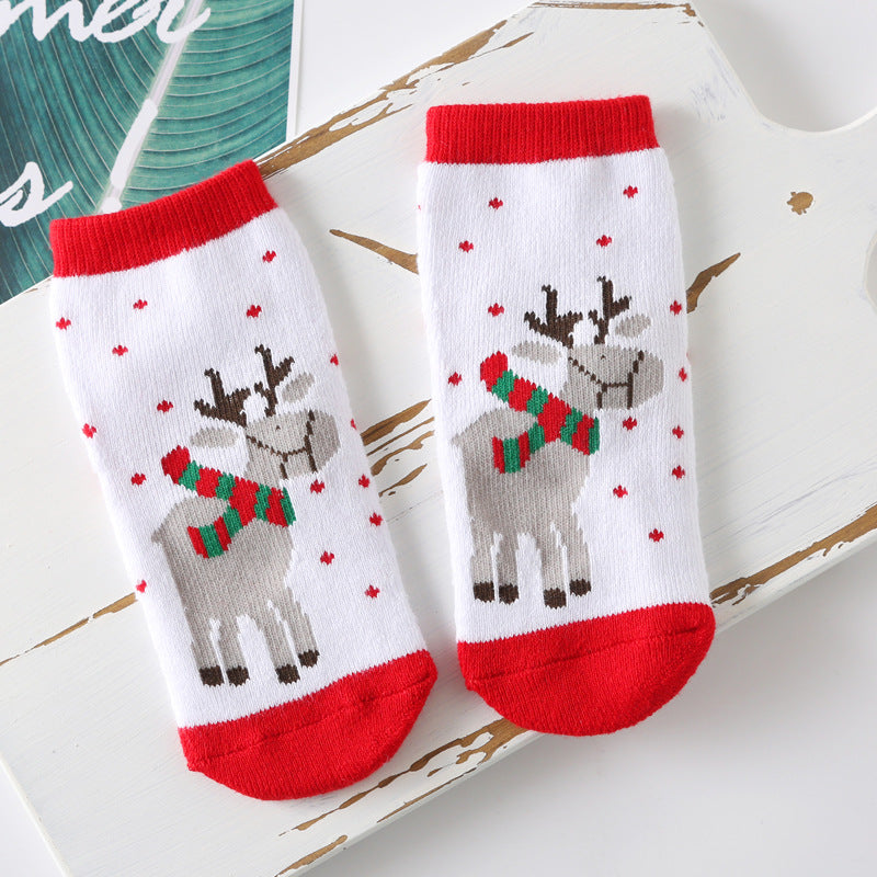 New cotton Christmas socks for children