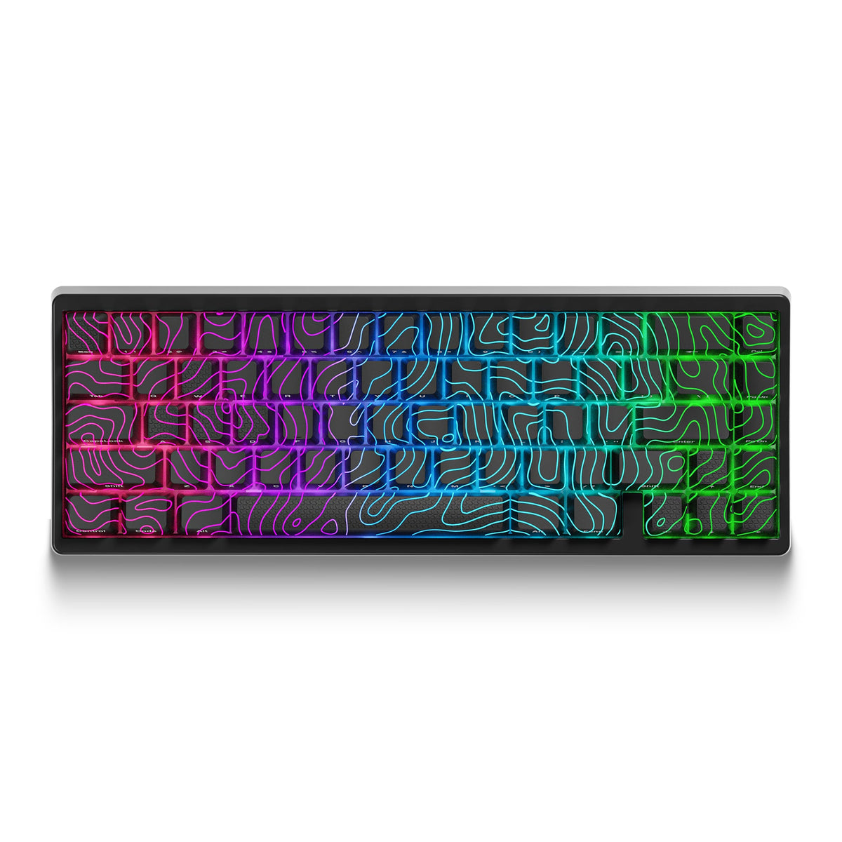 XVX M67 JadeStone Stellar White Tri-Mode RGB Mechanical Keyboard