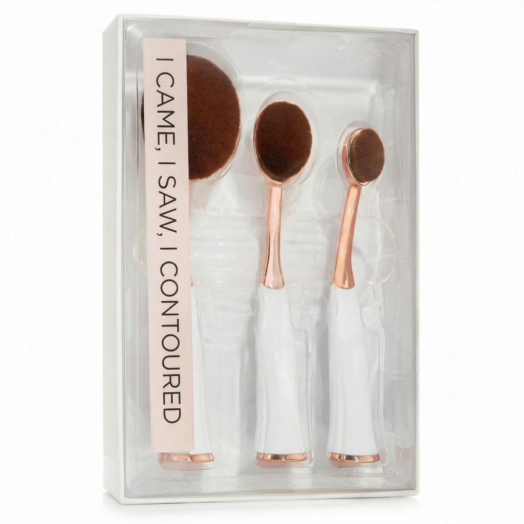 Macy's Beauty Brush and Contour 3-Pc Contouring Brush Set